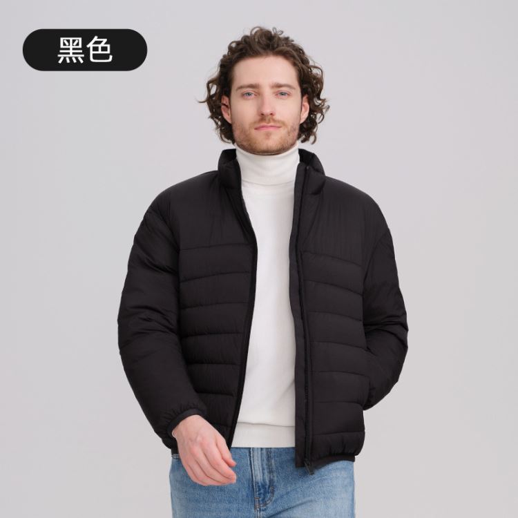 加厚保暖立領羽絨外套羽絨衣男90%白鴨絨【21-25-8997-25】ibella 艾貝拉 8