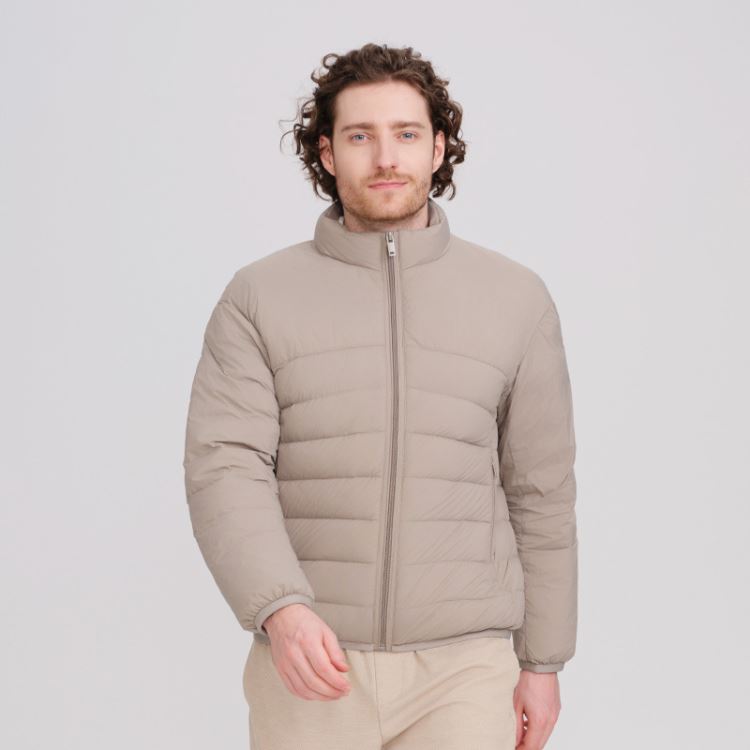 加厚保暖立領羽絨外套羽絨衣男90%白鴨絨【21-25-8997-25】ibella 艾貝拉