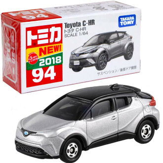 大賀屋 多美小汽車 No.94 CH-R TOYOTA 豐田 多美 小汽車 Tomy 玩具車 模型 L00010560