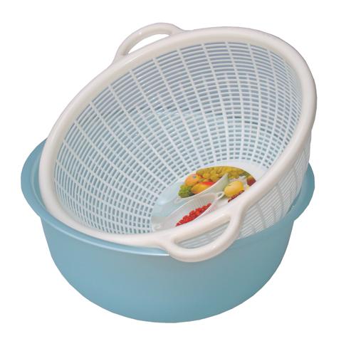 KEYWAY金圓雙層盆P20036(直徑24cm)【愛買】