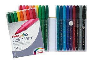 Pentel 飛龍S360-18細字彩色筆18色組