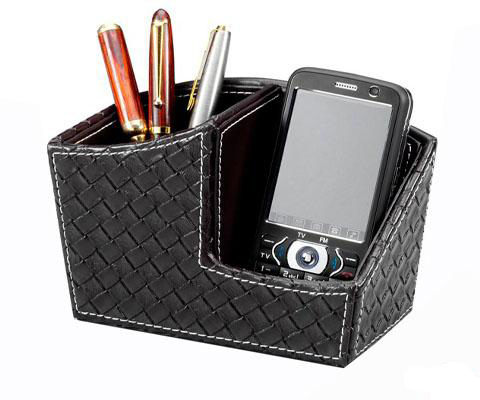 波德徠爾SMP-326 皮質手機&筆具收納盒