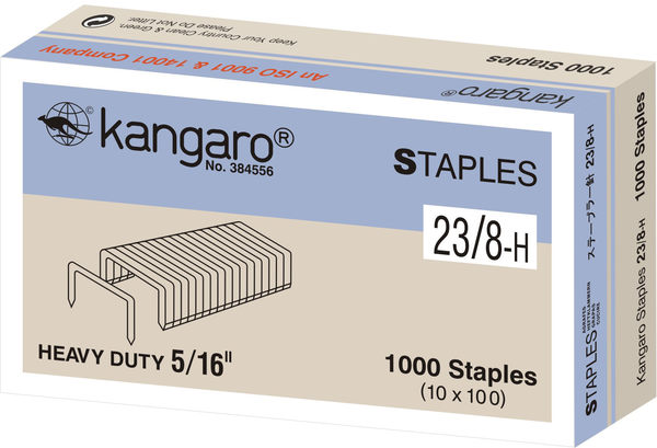 <br/><br/>  Kangaro 23/8多功能訂書針(1000/小盒)<br/><br/>