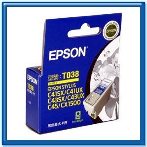 EPSON T038150 黑色原廠墨水匣
