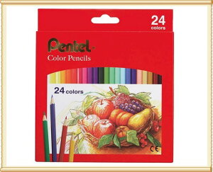 Pentel 飛龍 CB8-24T 色鉛筆24色 / 盒