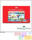 Faber-Castell 36色水性彩色鉛筆-精緻鐵盒裝