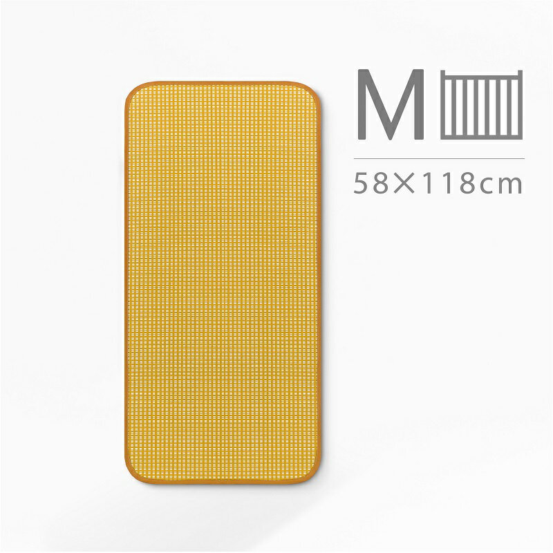 媽咪小站 - 3D天然纖維柔藤墊 -M 58x118cm (嬰兒床墊適用) 【好窩生活節】