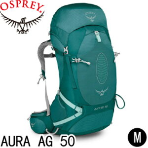 【OSPREY 美國 AURA AG 50《雨林綠M》女款 登山背包】AURA AG 50/登山包/登山/健行/自助旅行