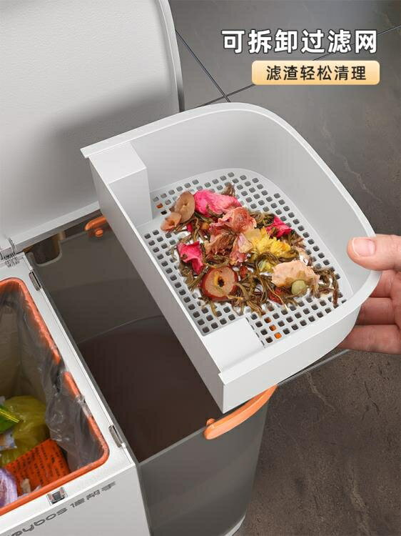 【樂天精選】佳幫手垃圾桶家用帶蓋大容量廚房客廳廁所衛生間商用過濾茶渣水桶
