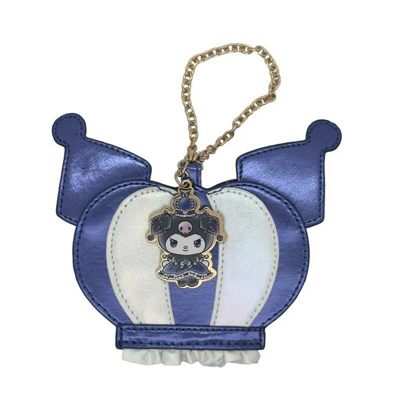 【震撼精品百貨】酷洛米_Kuromi~日本SANRIO三麗鷗 酷洛米造型化妝包-生日皇冠*87177