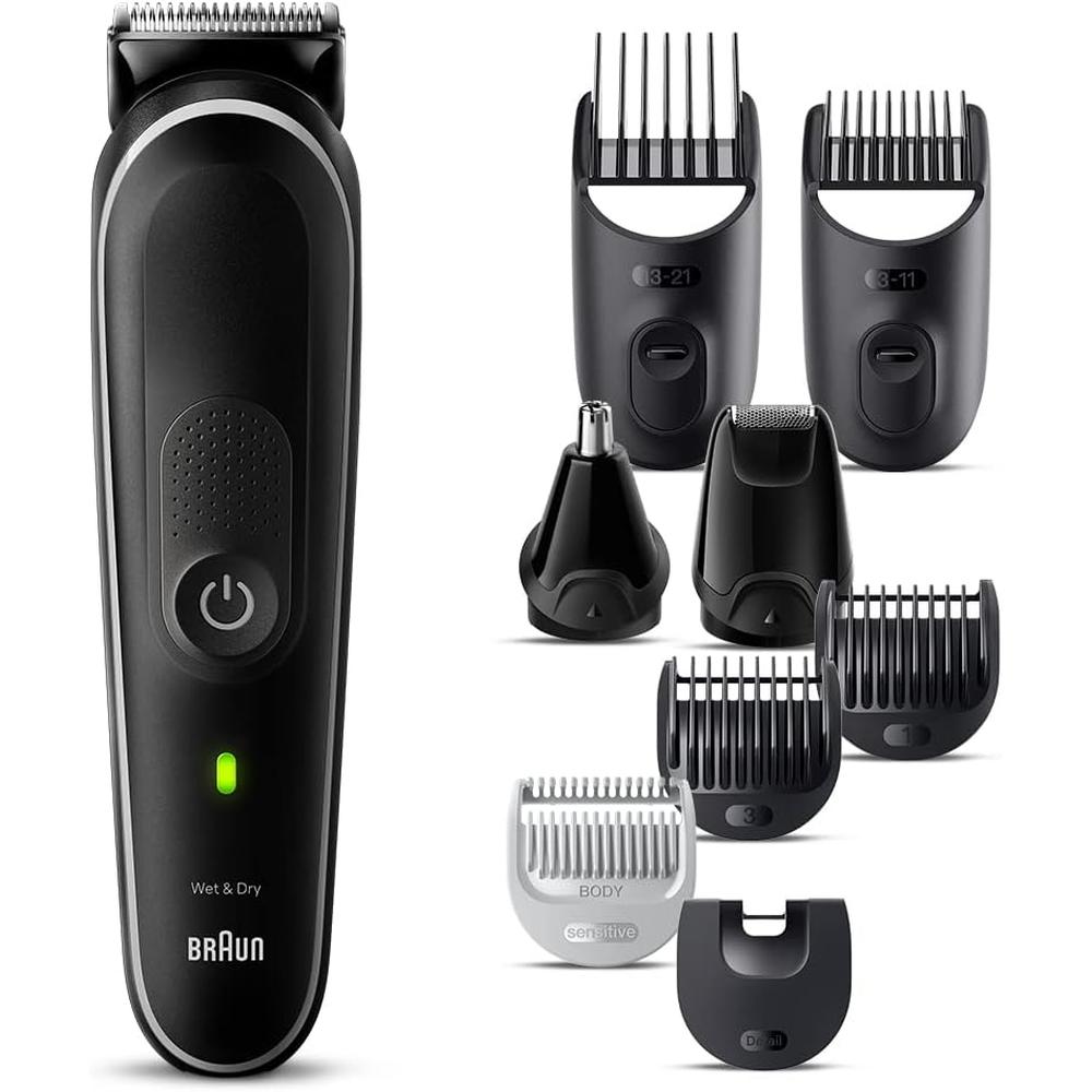 【日本代購】BRAUN 博朗 系列5 鼻毛刀 刮鬍刀 理髮器 9種配件 MGK5420