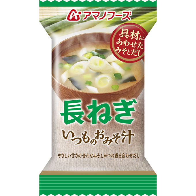日本 天野 Amano 一般系列 沖泡湯品 B7 長蔥味增湯