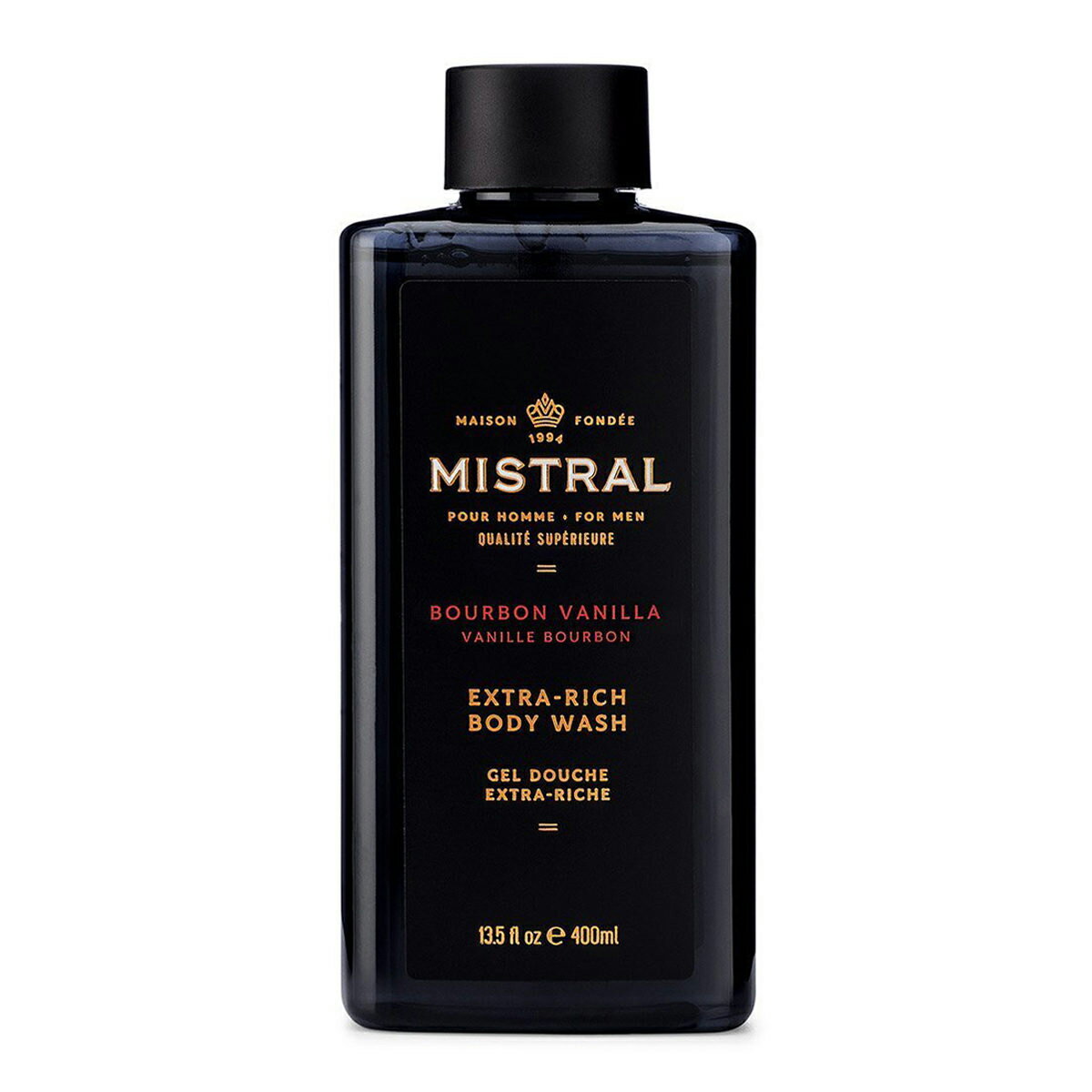 【紳士用品專賣】美國 Mistral - 波本威士忌 2合1 洗髮沐浴露（Bourbon Vanilla）