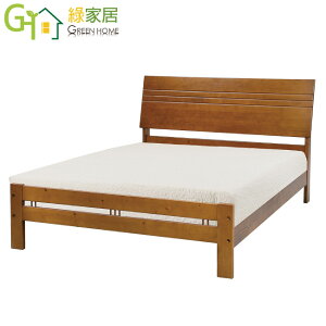 【綠家居】葛摩 現代3.5尺單人實木床台組合(不含床墊)