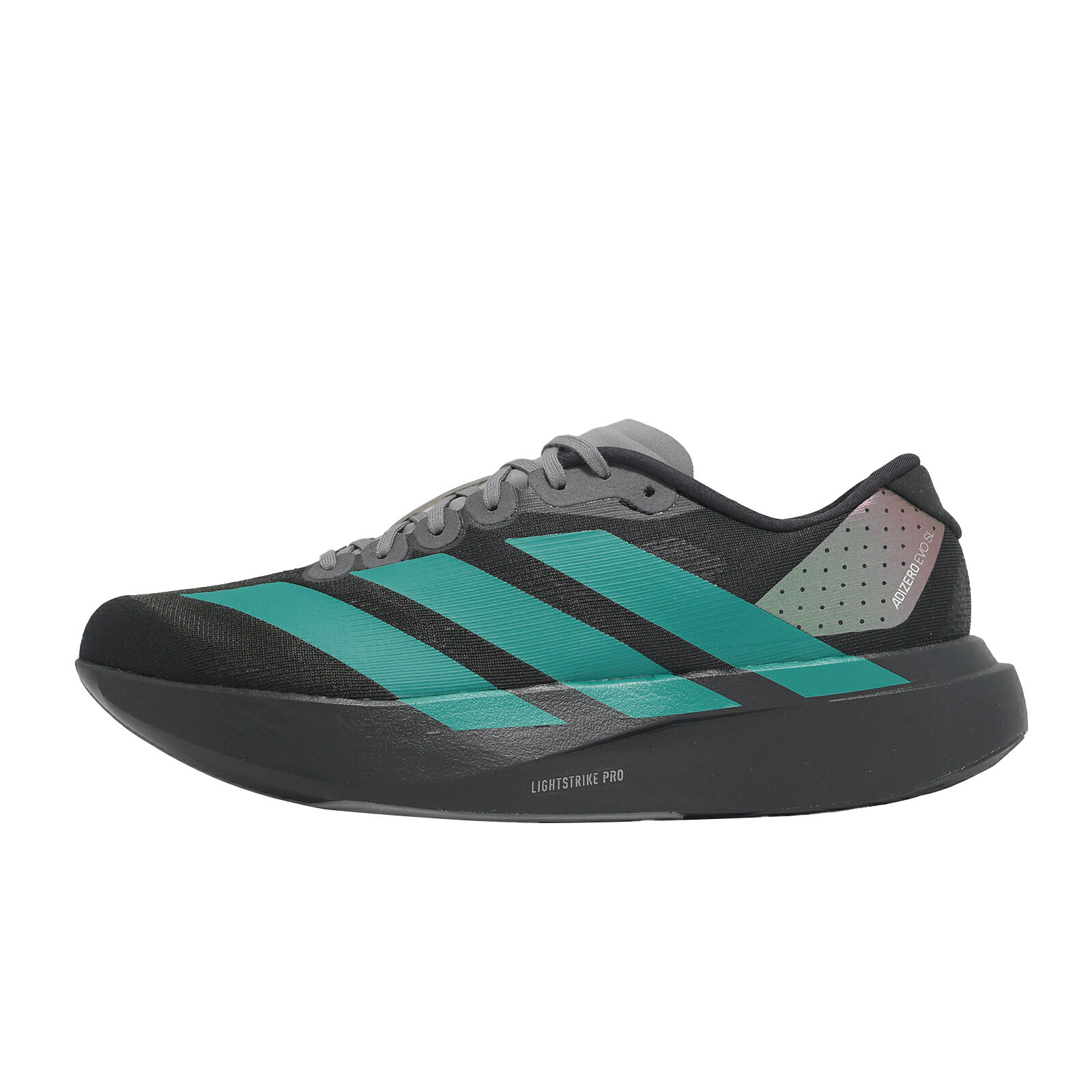 adidas 愛迪達 慢跑鞋 Adizero Evo SL M 男鞋 黑 綠 緩震 JS4488