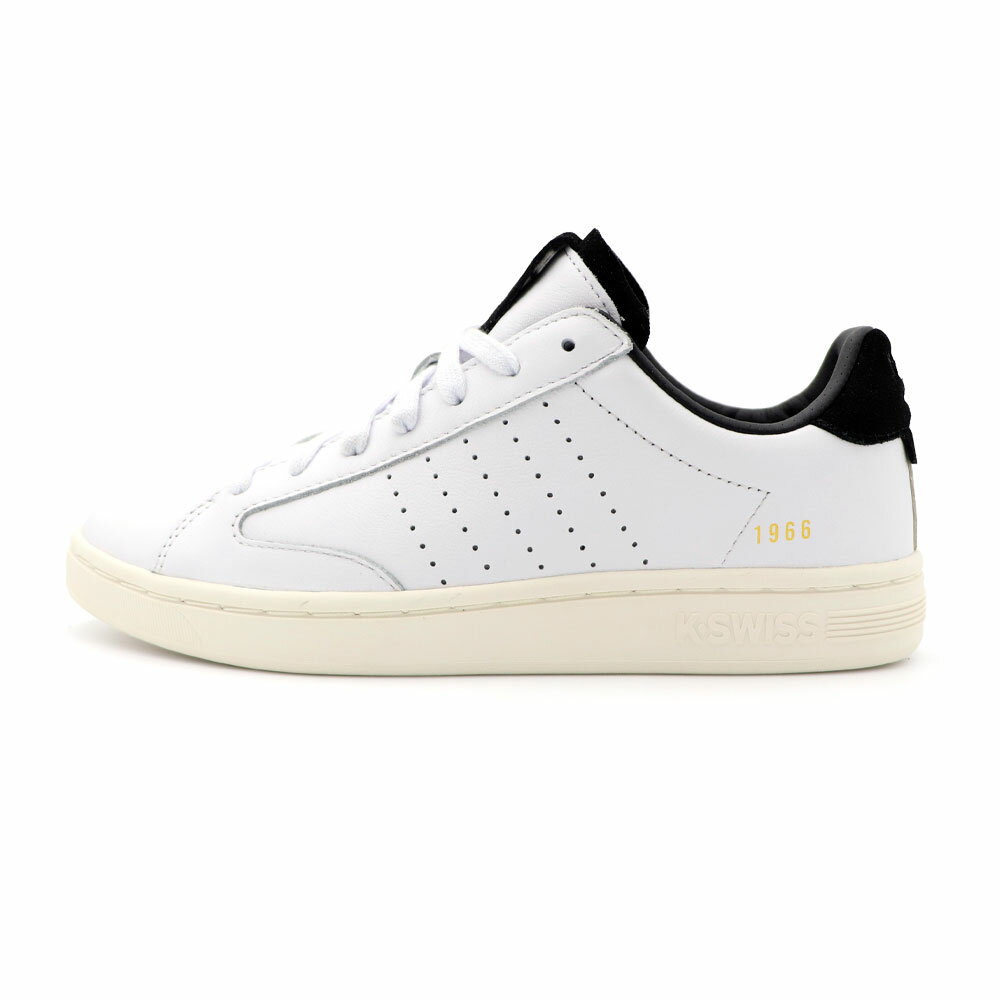 【全館滿額折】 K-swiss Lozan Klub Lth 白黑 皮革 休閒 運動鞋 男款 B5397【新竹皇家07263-189】