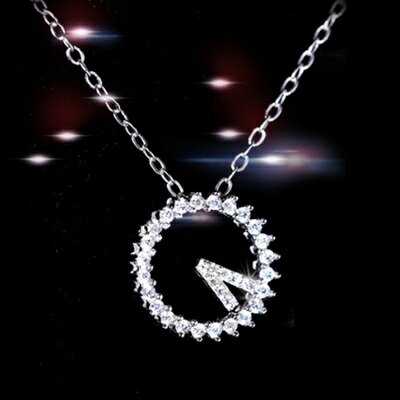 925純銀項鍊 鑲鑽吊墜-璀璨520我愛你時鐘生日情人節禮物女飾品73gy43【獨家進口】【米蘭精品】