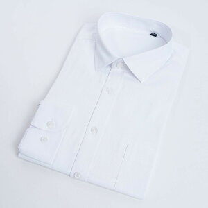【CHINJUN/65系列】修身機能舒適襯衫-長袖、白底白條紋、Slim6501