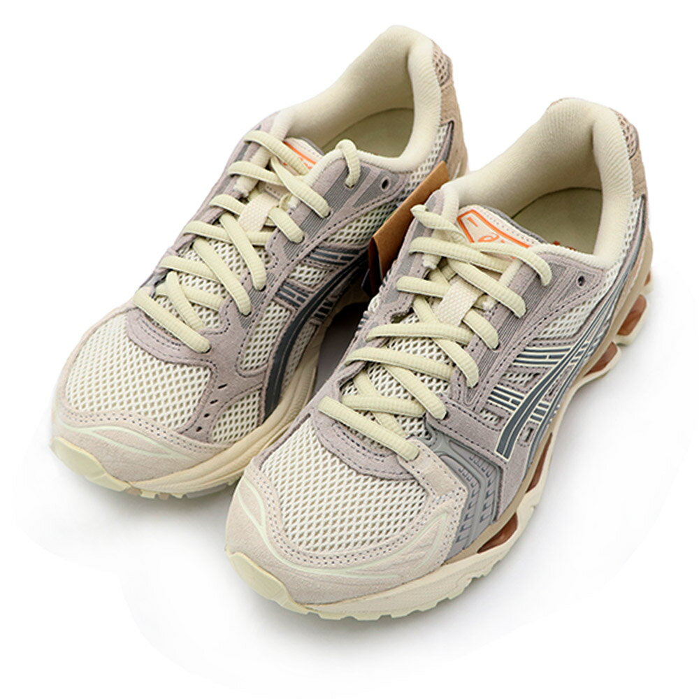 【全館滿額折】 Asics GEL-KAYANO 14 米色 緩震 復古 網布 運動 休閒鞋 女款 NO.J1531【1201A161-200】
