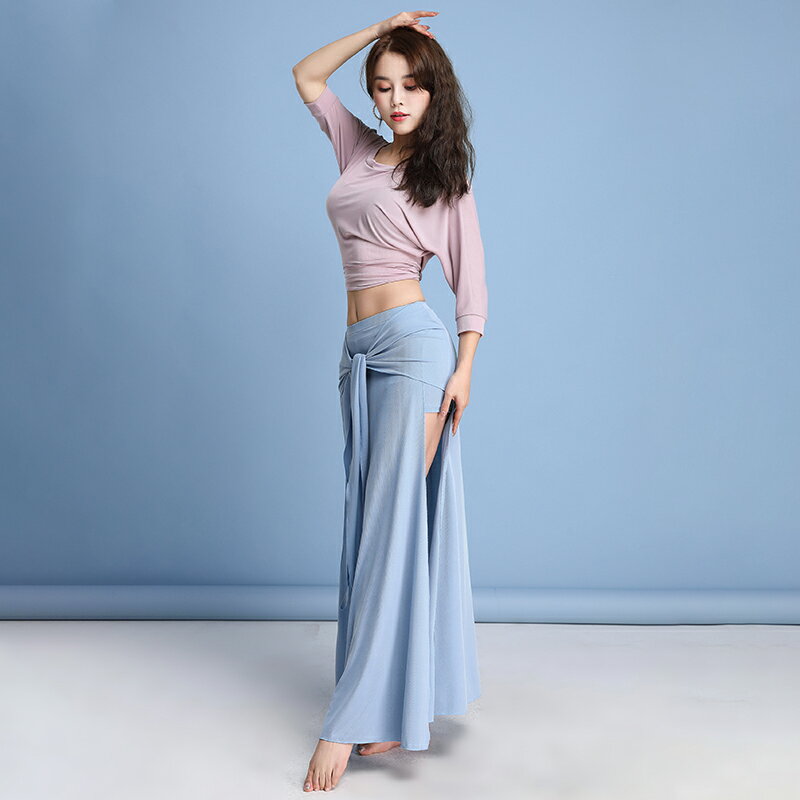 肚皮舞練功服套裝顯瘦 2022春夏新款性感時尚長裙東方舞蹈服裝女