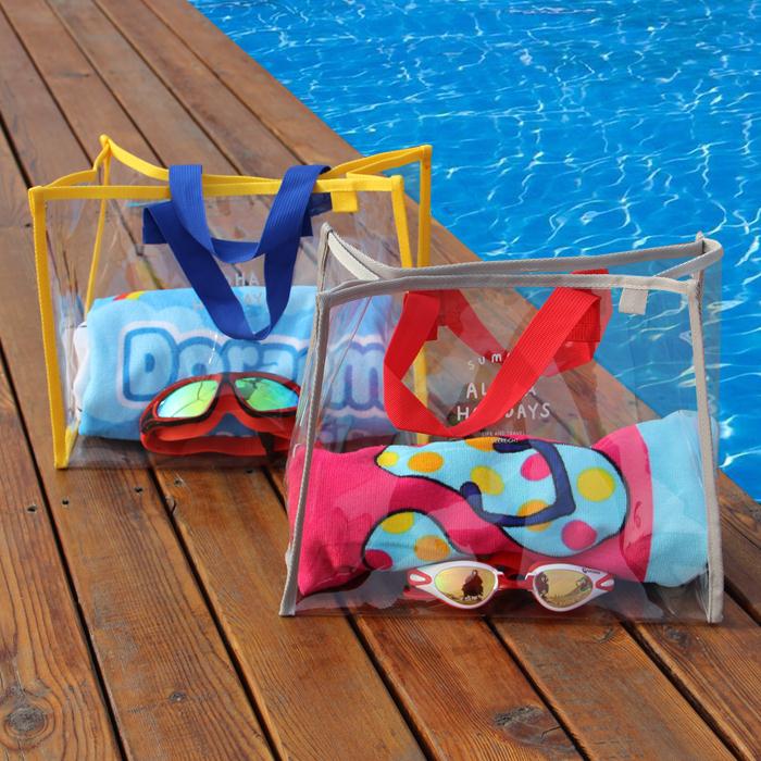 游泳包透明干濕分離男女防水包出海溫泉泳衣游泳裝備收納袋沙灘包