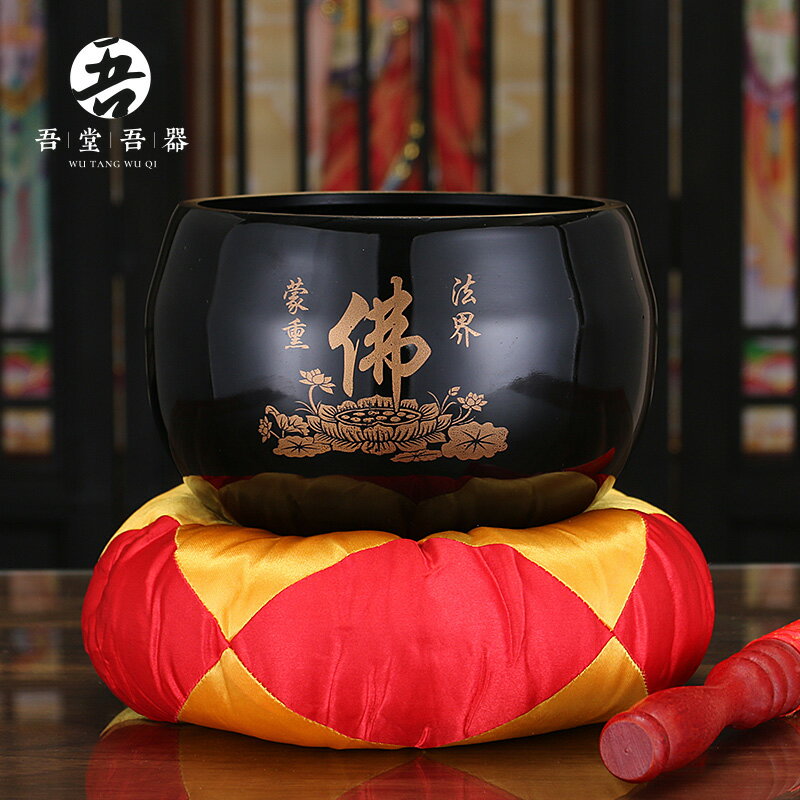 吾堂吾器 蓮花銅罄 純銅法器黃銅磬銅缽 佛音碗修行缽佛教用品