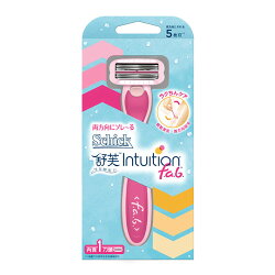 舒適牌 舒芙 f.a.b.兩方向除毛刀 刀把1入 替換刀頭1入