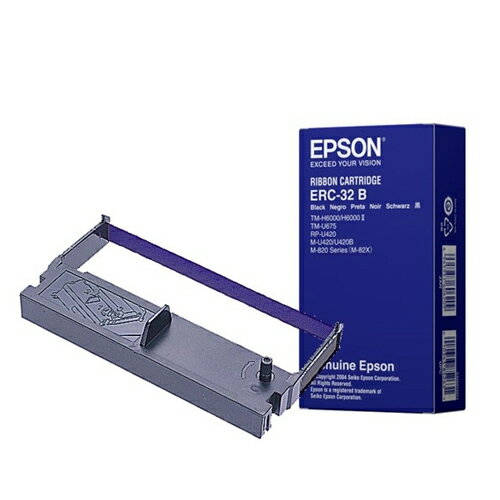 EPSON 收銀機色帶 ERC-32B (黑色)