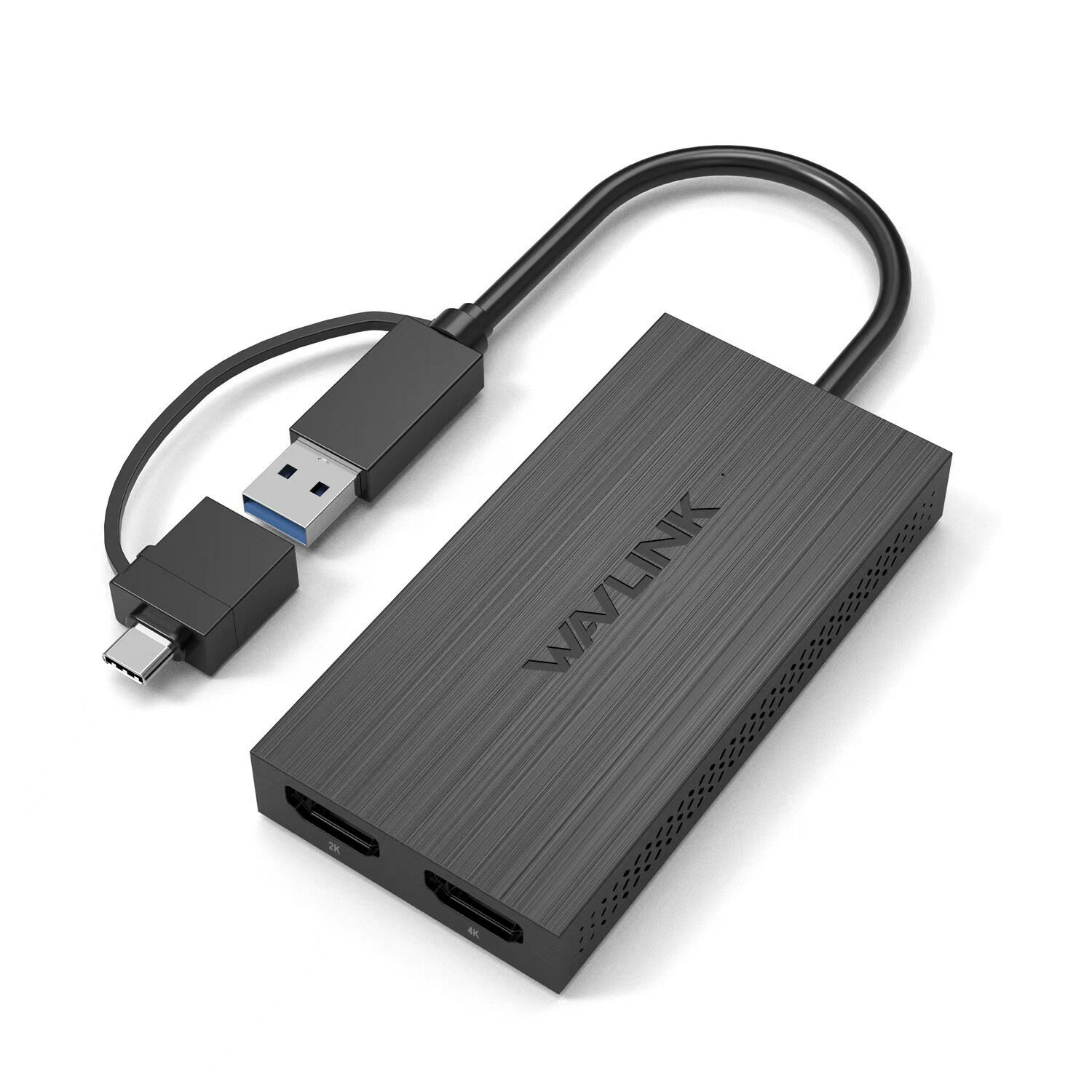 USB3.0 to DUAL HDMI 2K +4K 顯卡雙HDMI 異顯 手機 電腦平板