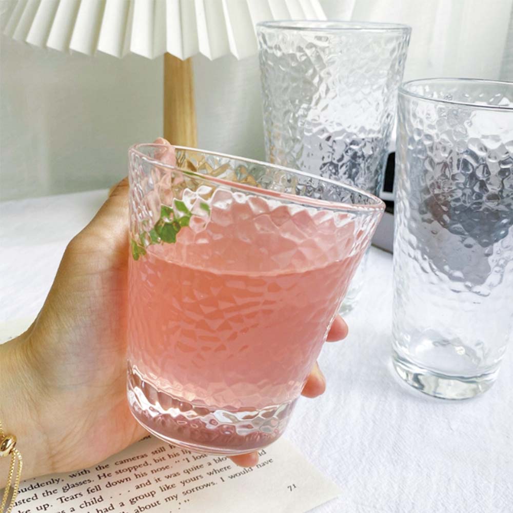咖啡 耐熱日式水晶波紋 玻璃水杯/300ml 5