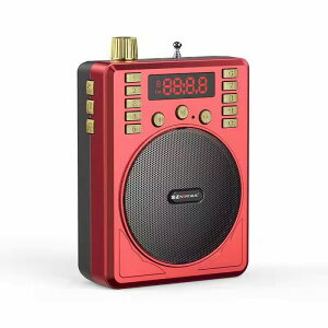 一手杰音便攜式插卡音箱老人音樂播放器收音機教學導游擴音器「限時特惠」