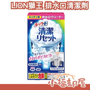 日本製 LION 獅王 Look Plus 排水孔發泡清潔劑 廚房 排水孔 洗手槽 大掃除 清潔劑 發泡 清潔【小福部屋】