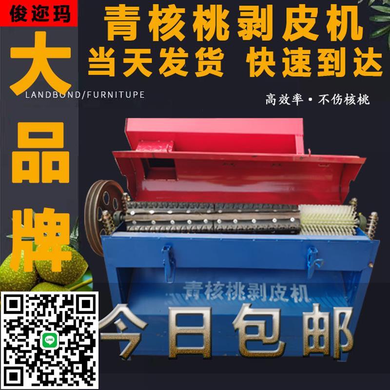 青核桃去皮機小型香榧脫皮機家用核桃剝皮清洗一體機扒皮殼機廠家