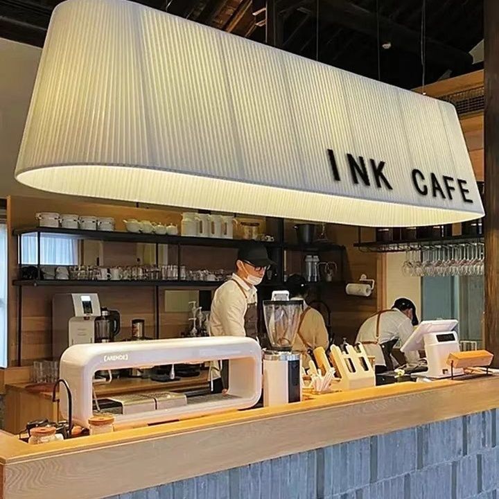 北歐餐廳吊燈日式酒吧酒店餐飲飯店餐桌燈設計師咖啡店吧臺長吊燈S079