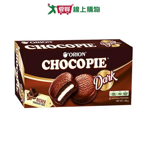 好麗友黑巧克力派6入180G【愛買】