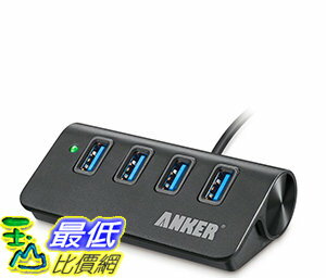 <br/><br/>  [106美國直購] Anker USB 3.0 4-Port Portable Aluminum Hub with 2-Foot USB 3.0 Cable(Carbon)電源適配器<br/><br/>