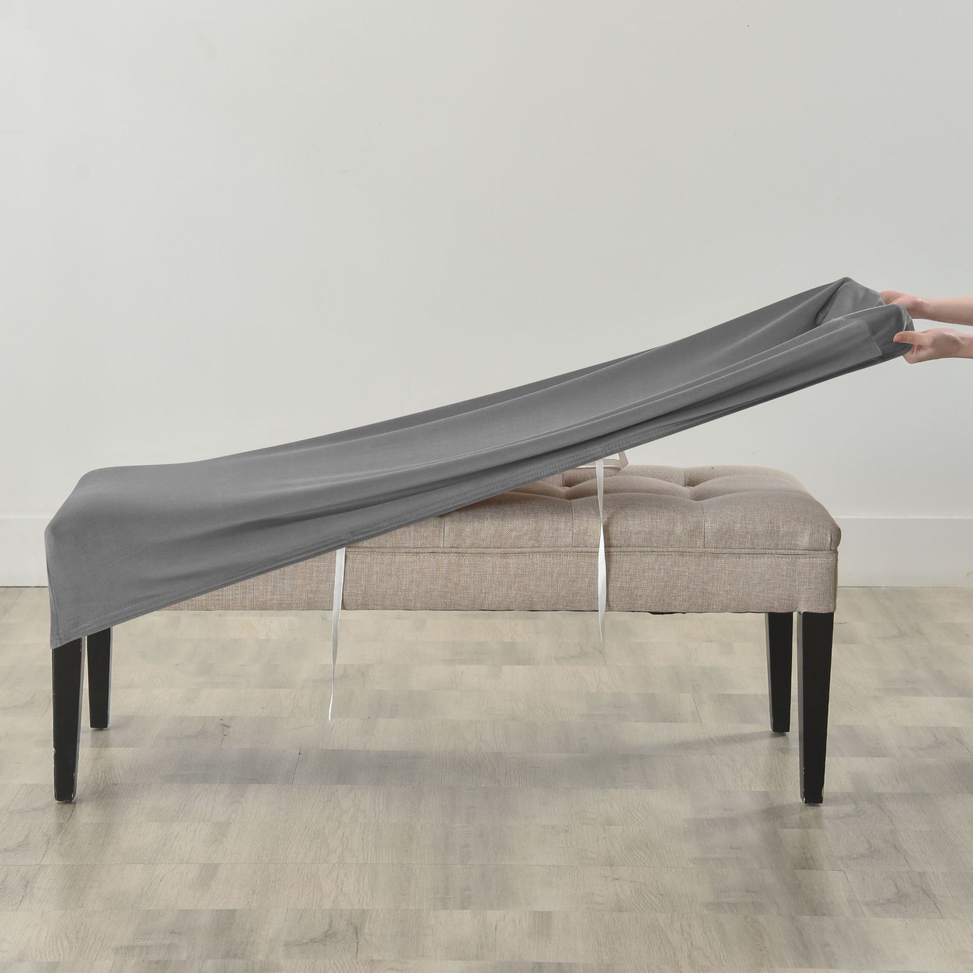 銀狐絨鋼琴長凳套彈力換衣間長凳套防塵罩Bench Cover
