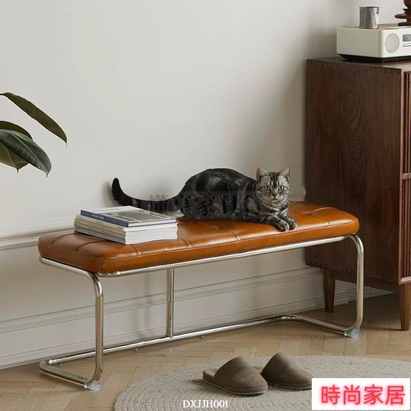 免運 公司貨 中古風換鞋凳家用衣帽間矮凳簡約北歐床尾腳凳入戶玄關凳長條餐椅長條凳 長凳 換鞋凳/傢俱行特惠/開立發票S1005