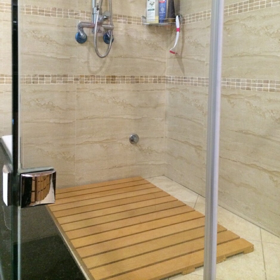 防水防滑浴室踏板(A材90x60x2.4cm)/浴室地板/陽台地板/ 戶外地板/防滑踏墊