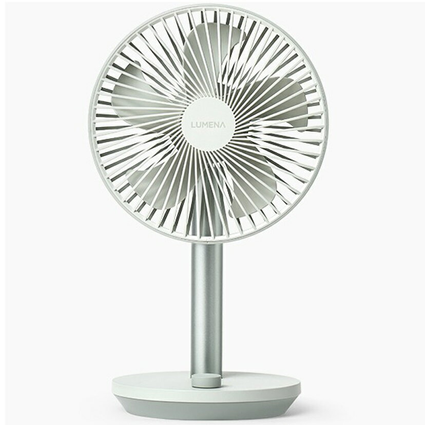 N9 FAN LUMENA STAND 4 USB桌上型擺頭隨行風扇 淺綠