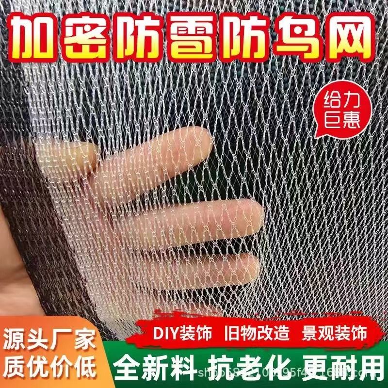 免運 遮陽 防雹網冰雹果園防鳥網果樹防鳥罩農用防冰雹網經久耐用廠家直銷91L公司貨 快速出貨