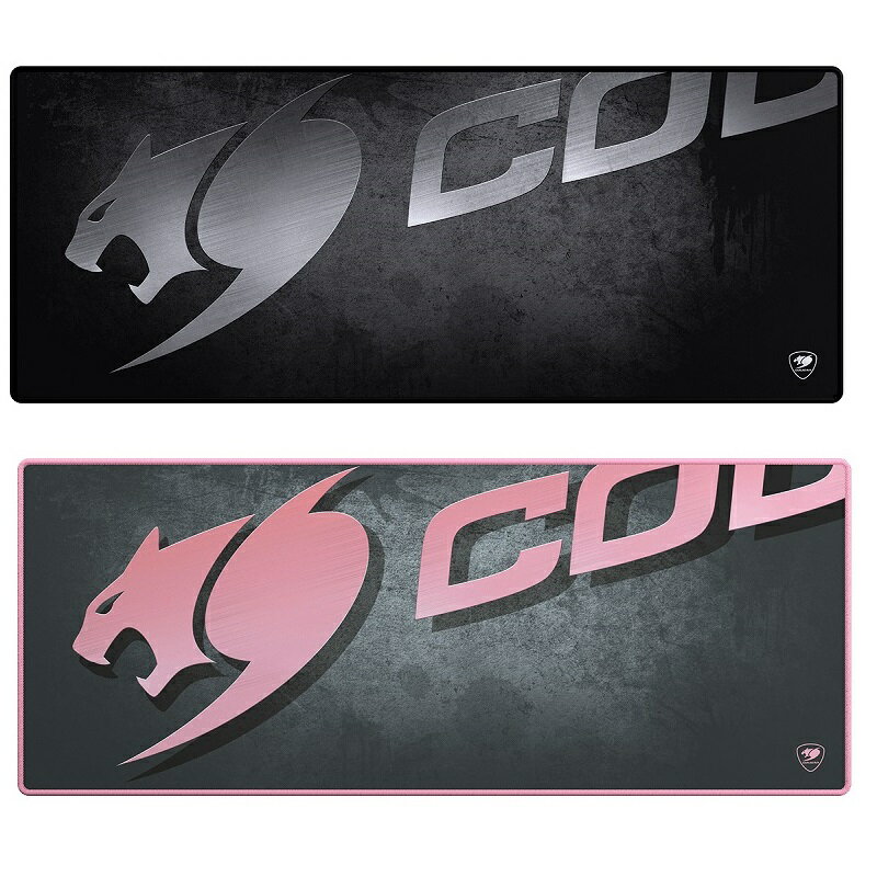 【最高現折268】COUGAR 美洲獅 ARENA X 電競滑鼠墊(1000*400mm)黑色/粉色