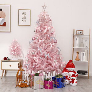❀樂天優選好物❀ 聖誕樹圣誕節禮物1.2/1.5米櫻花粉色圣誕樹套餐豪華加密圣誕樹裝飾 新款【極有家】