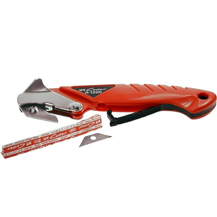 又敗家@日本NT Cutter多功能安全束帶拆箱刀兼撬釘器R-1200P拔釘器兼開箱專用刀 包裝繩切斷器 紙箱裝訂針拆除 安全拆箱刀 紙箱束帶切刀 開箱專用刀【全館299超取免運】【APP下單點數4倍送】