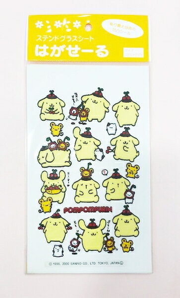 【震撼精品百貨】Pom Pom Purin 布丁狗~玻璃貼紙-櫻桃#04102