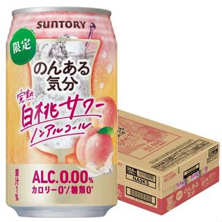 《 Chara 微百貨 》 日本 Suntory 完熟 白桃 無酒精 飲料 350ml