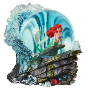 【震撼精品百貨】Disney 迪士尼~Enesco精品雕塑-迪士尼小美人魚愛莉兒浪潮水晶球塑像*30254