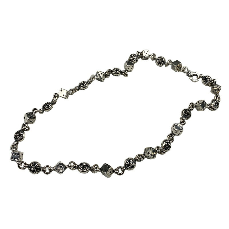 925純銀時尚剋羅心泰銀個性主播潮人款嘻哈復古手工做舊骰子項鏈 4