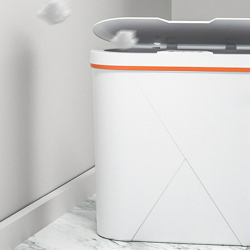 【特惠 免運】垃圾桶 智能垃圾桶 定制衛生間廚房香薰除味智能垃圾桶 簡約夾縫垃圾桶自動感應垃圾