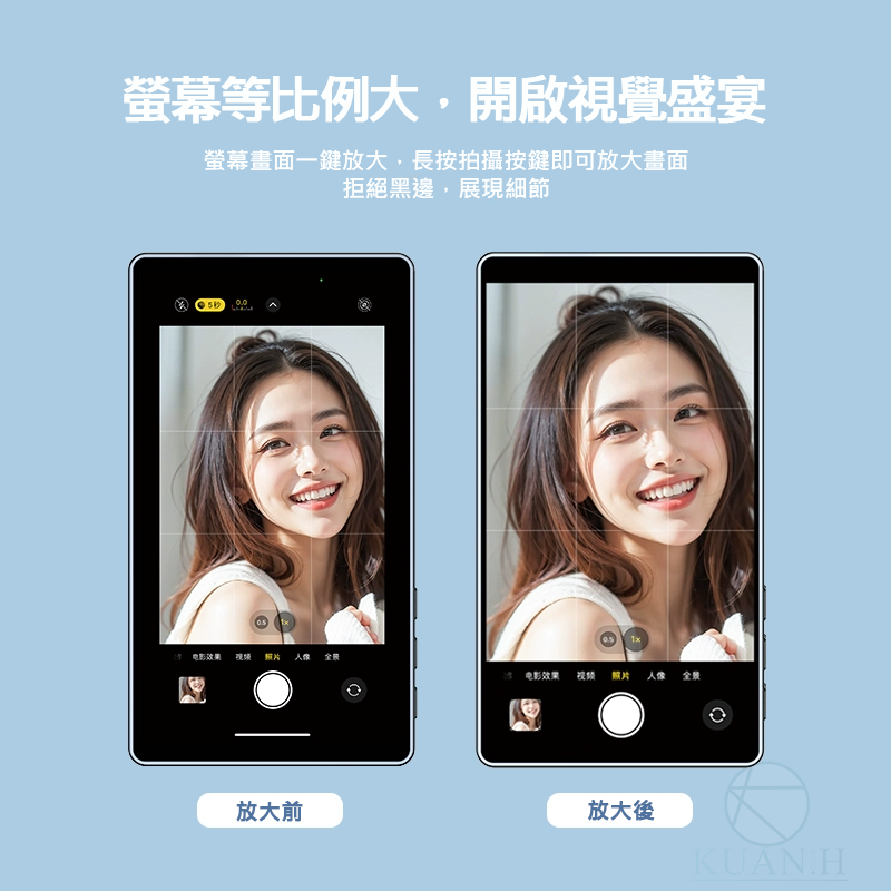 SHIMBOL 視澎 拍拍寶 CP5 LITE 自拍顯示螢幕 手機後置 觸控 拍攝拍照輔助神器 監視取景器 磁吸設計｜領券最高折$220 2